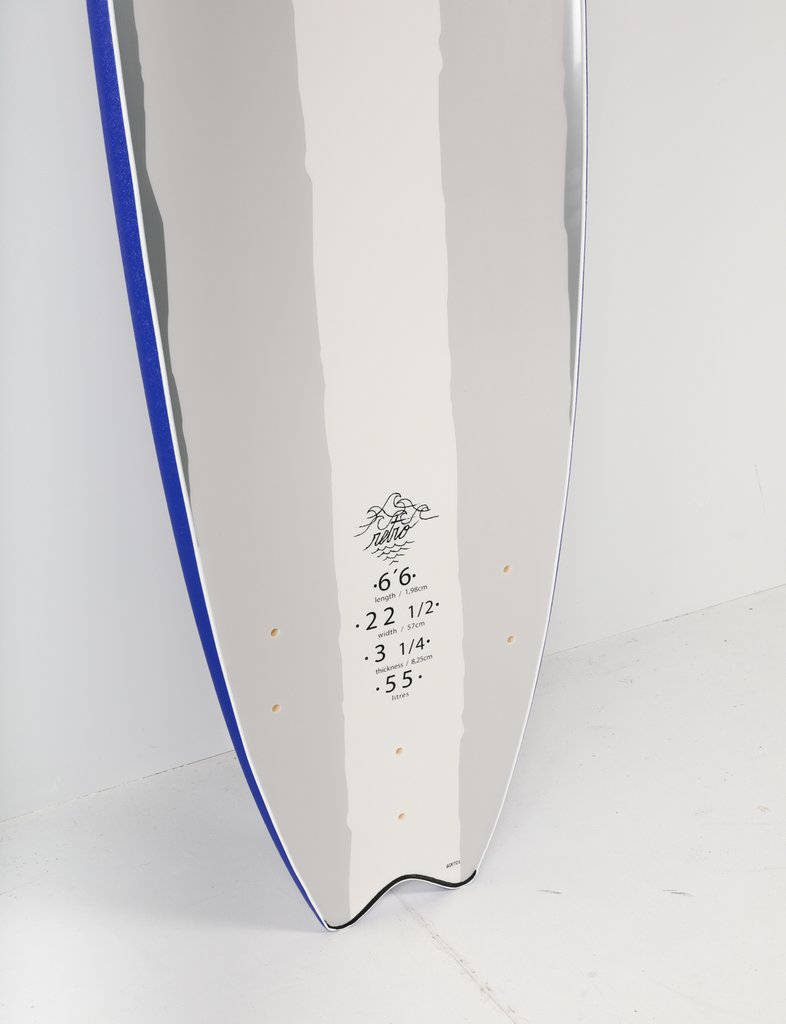 SOFTBOARD RETRO NAVY BLUE 6'6&quot;