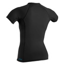 WOMEN BASIC SKINS S/S RASH GUARD BLACK