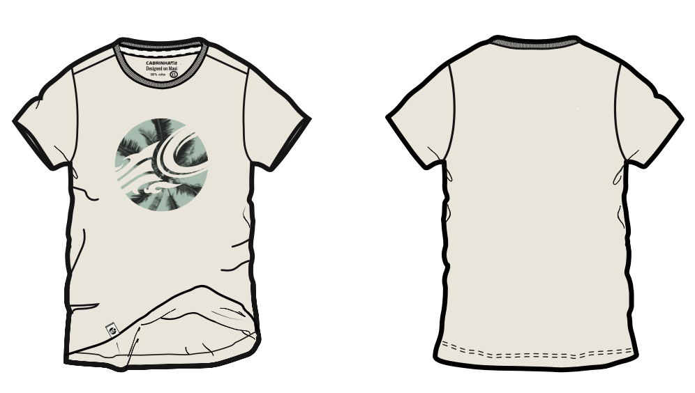 PALM C TSHIRT SAND