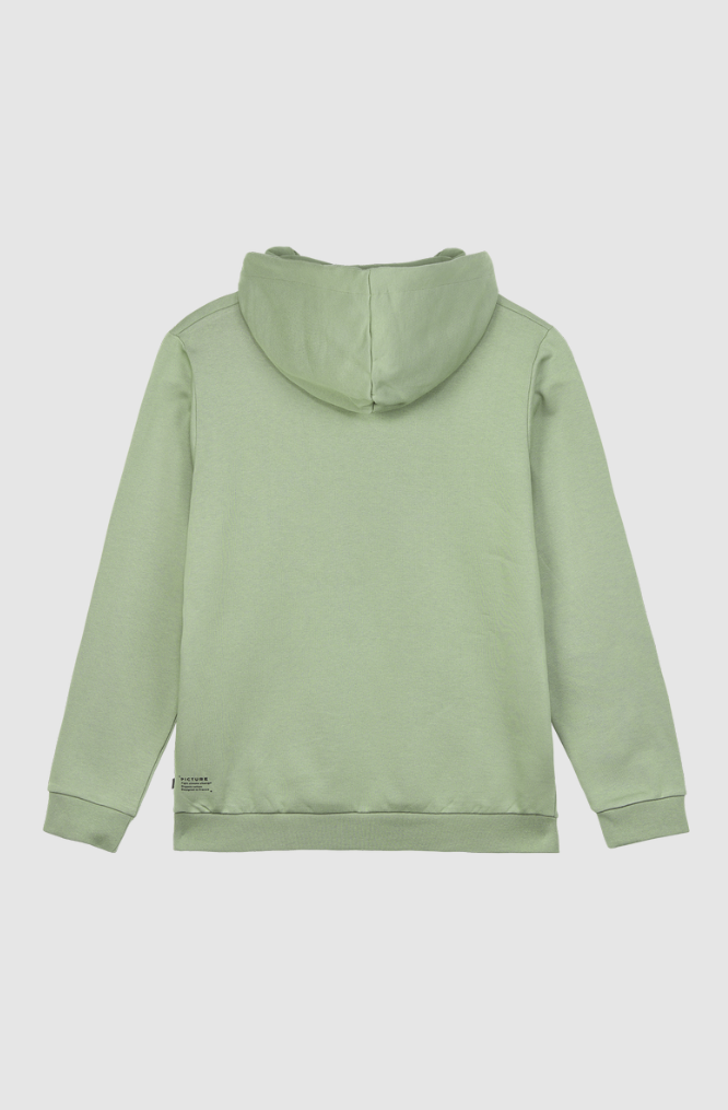 BASEMENT CORK HOODIE D GREEN SPRAY