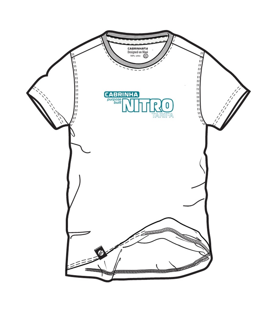 TSHIRT NITRO TARIFA WHITE