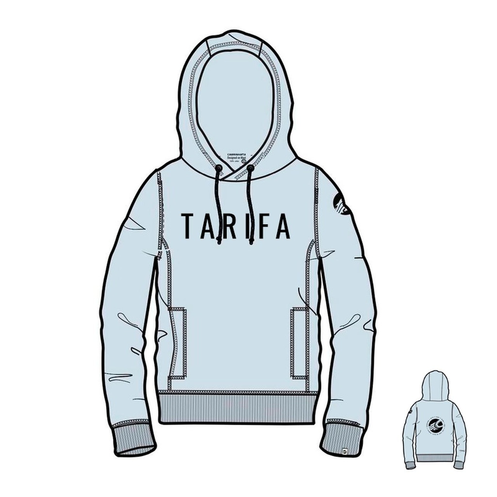 CAB KSWF TARIFA HOODIE LIGHT BLUE