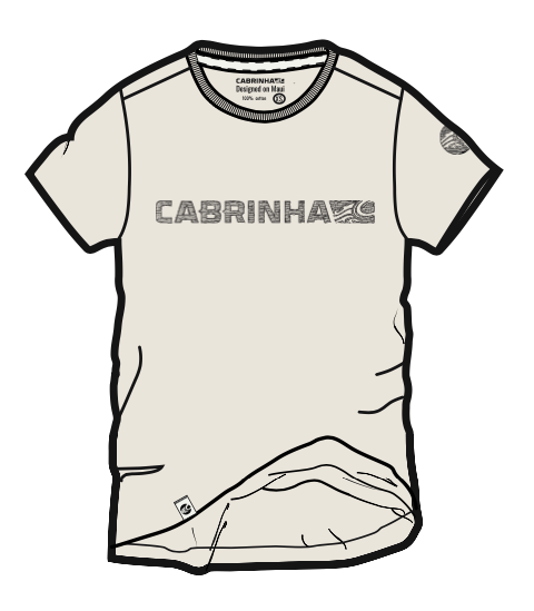 CAB HAND DRAWN TSHIRT SAND