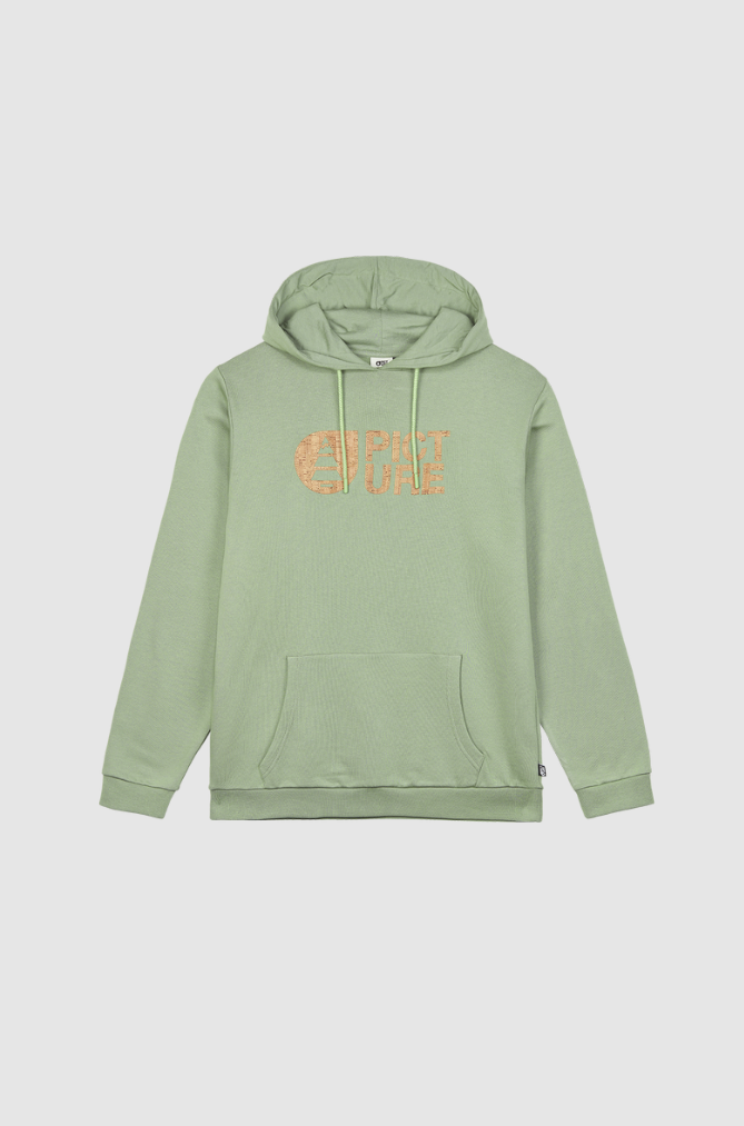 BASEMENT CORK HOODIE D GREEN SPRAY