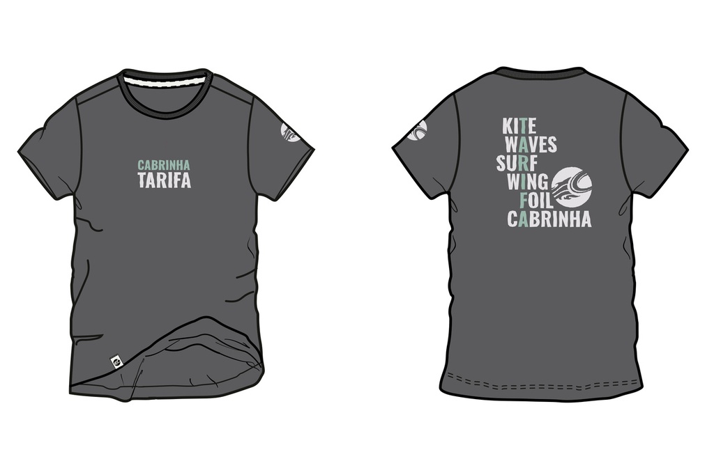 TARIFA SCRABBLE TSHIRT DARK GREY