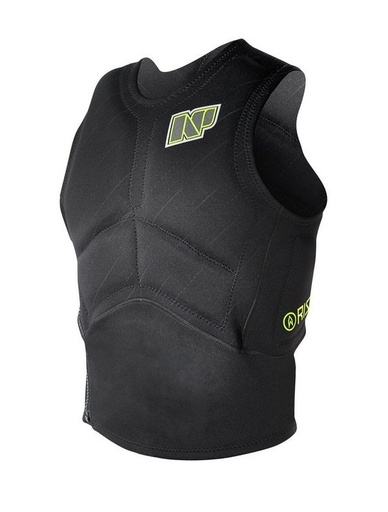 IMPACT VEST SIDE ZIP BLACK GREEN