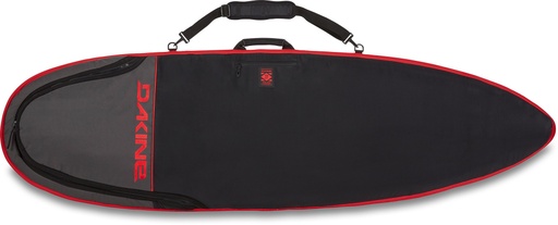 [D10002835] JOHN JOHN FLORENCE MISSION SURFBOARD BAG 6&quot; BLACK / RED