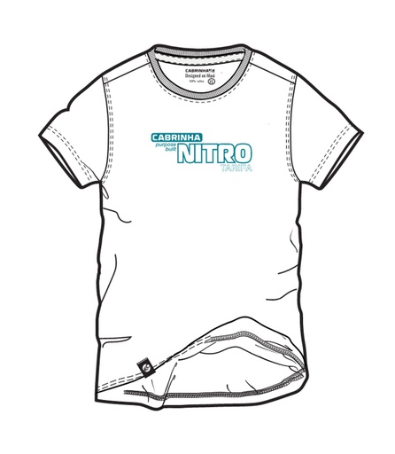 TSHIRT NITRO TARIFA WHITE